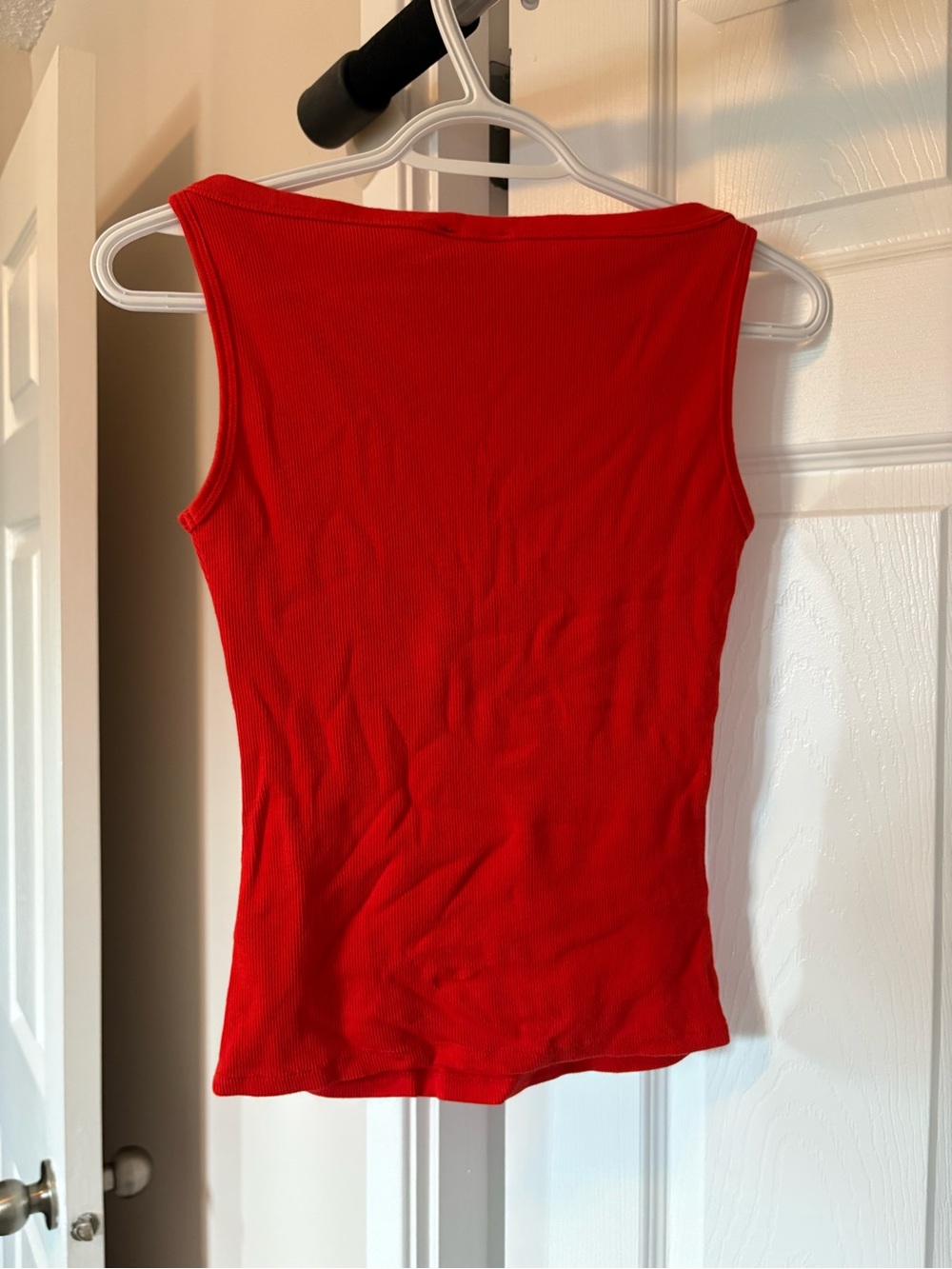 Dynamite Bright Red Ribbed Tank - Picture 2 of 3